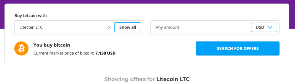 خرید Litecoin در Paxful