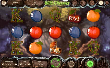 این بازی اسلات 5 حلقه ای Wild Cherries از بازی Booming Games است.